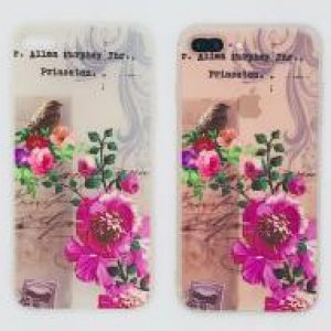 Gėlėtas silikoninis dėklas iPhone X/Xs kaina 7
