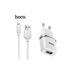 Hoco USB įkrovikis 1A + Lightning kabelis kaina 8