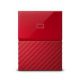 External HDD|WESTERN DIGITAL|My Passport|4TB|USB 3.0|Colour Red|WDBYFT0040BRD-WESN