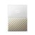 External HDD|WESTERN DIGITAL|My Passport Ultra|2TB|USB 3.0|Colour White / Gold|WDBTLG0020BGD-WESN