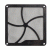 SilverStone Fan grille and filter kit SST-FF122B Black, 120 x 120 x 3 mm
