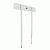 4World LCD/PDP sieninis laikiklis 30- 50” fiksuotas SLIM TV svoris iki 65kg WHT