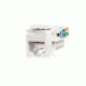 Netrack modulis Keystone Jack 1xRJ45 8p8c UTP Cat5e LSA Baltas