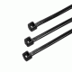 Netrack laidų tvirtinimo dirželiai 2,5x180mm, 100 vnt. Juodi