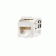 Netrack modulis Keystone Jack 1xRJ45 8p8c UTP Cat5e LSA su gnybtu, Baltas
