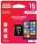 Atminties kortelė GOODRAM 16GB microSDHC 10 class  su adapteriu
